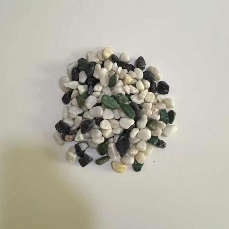 Mixed Color Pebble Stone Rough Crystals Aquarium Micro landscape Decoration Fish tank Gravel
