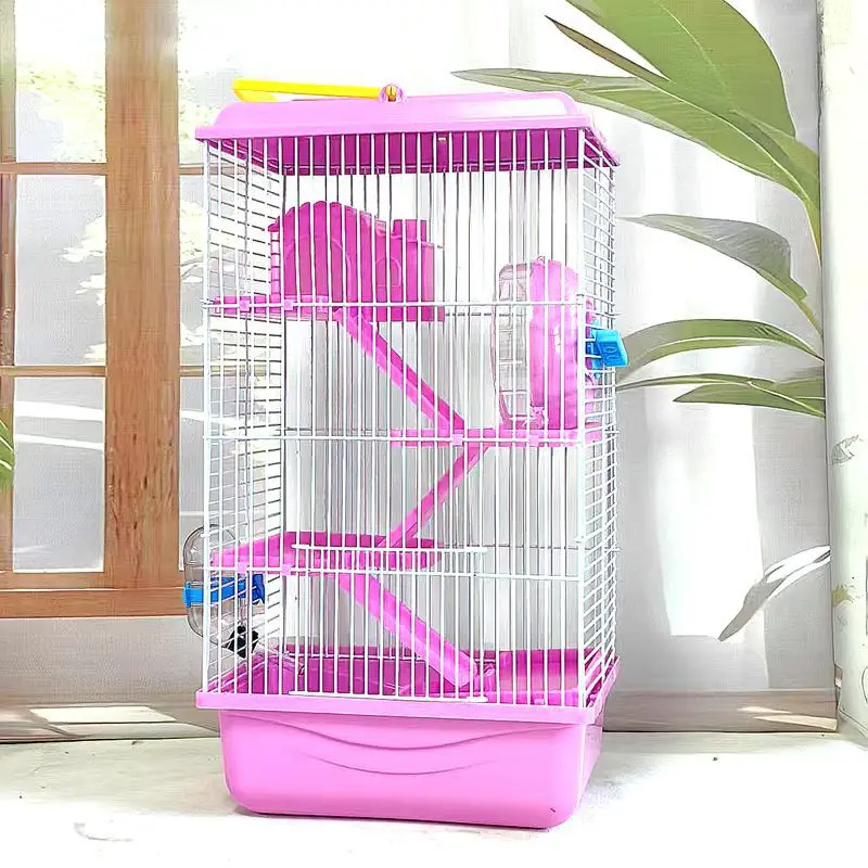 Model 007 Five Layer Double Layer Large Villa Small Castle Hamster Cage Eco friendly Plastic Small Animal Supplies