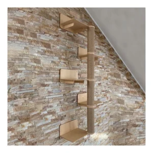 Modern Cat Wall Mounted Play Furniture Scratcher Cat Climbing Frame Shelf Tree Tower