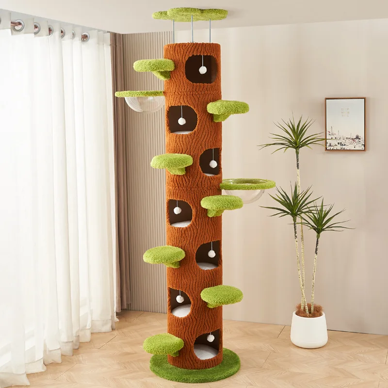 Modern Design Cat Tree Multi-Storey Cat Climbing Frame Special Scratcher for Big Cats