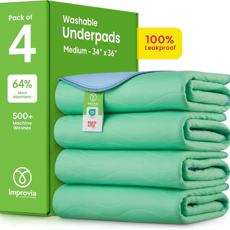 Modern Eco Friendly Sustainable Durable Portable Rectangle Cloth Diaper Pad Geometric Pattern Dogs Hygiene Training