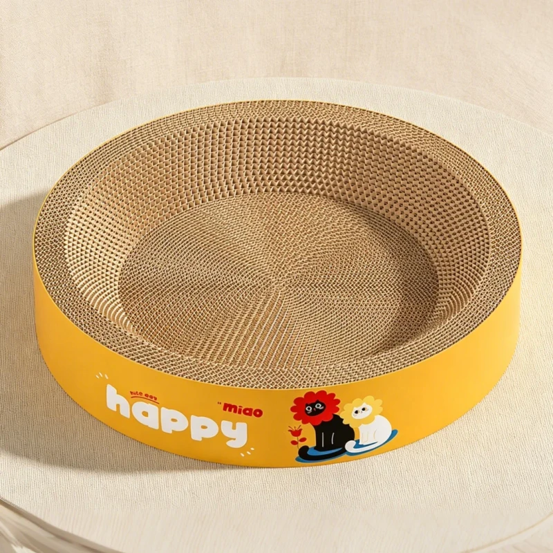 Modern Extra Large Cat Claw Basin Wear-Resistant Scratch-Resistant Cat Tree with Integrated Design for Christmas Gift