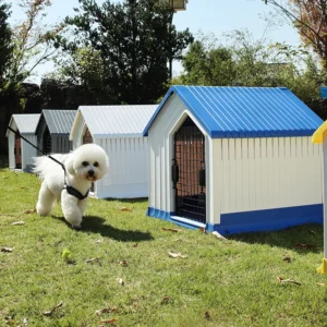 Modern Foldable Plastic Animal Cage Cat House Pet Kennel Sun Protection Pet Dog Cage