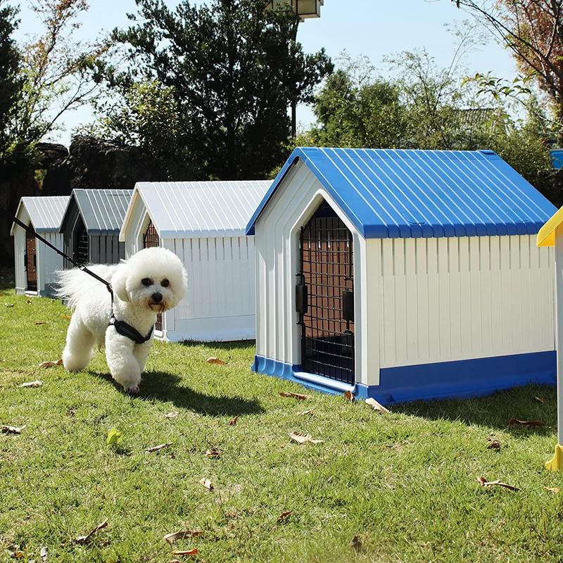 Modern Foldable Plastic Animal Cage Cat House Pet Kennel Sun Protection Pet Dog Cage