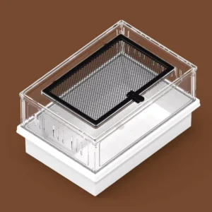 Modern Openable Top Transparent Plastic Rectangle Small Animal Cage Hamster House Mice Rats Reptiles Supply