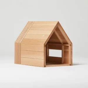 Modern Pet Supply Customized Pet Furniture Puppy Bed Small Dog Cat Indoor Wooden Pet House