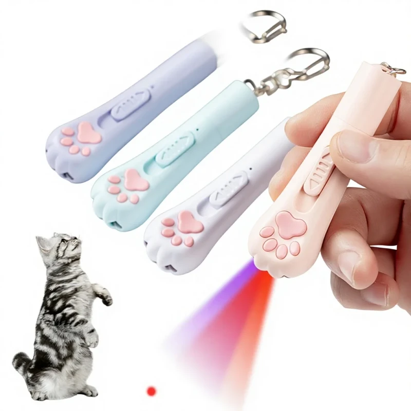 Modern Plastic Pet Interactive LED Light Toy Classic Solid Pattern