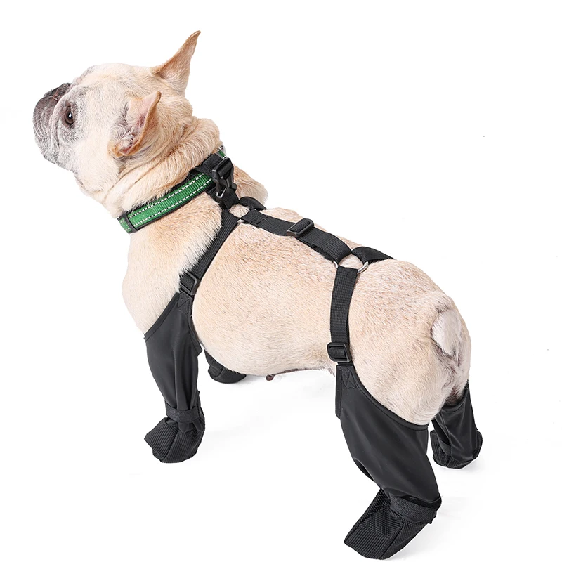 Modern Sport Style Pet Boots Winter Dog Rubber Legging Pants New Design Rain Proof Paw Protectors Warm Pet Shoes Socks