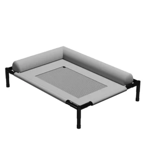 Modern Square Indoor Cat House Elevated Adjustable Pet Bed Removable Washable Universal Moisture Resistance All Seasons Solid