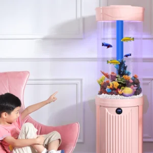 Modern Style Aquarium Accessories Eco Friendly Glass Fish Tank Plastic Plants Decoration