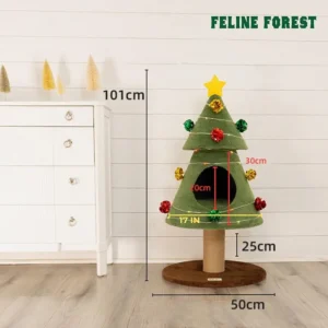 Modern Style Cat Climbing Rack Big Cat Special Sisal Grab Column Christmas Tree Cross Border Cat Trees & Scratcher