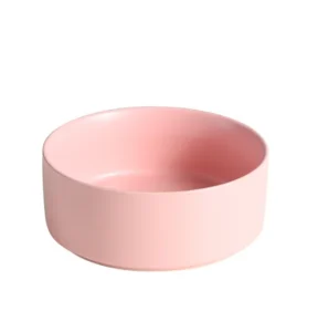 Modern Style Designer Porcelain Pet Bowl Raised Slow Feeder Ceramic Pet Cat Dog Bowl