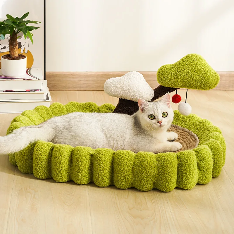 Modern Style Sisal Eco friendly Carton Money Tree Cat Scratcher Wear Resistant Pet Toy for Cats