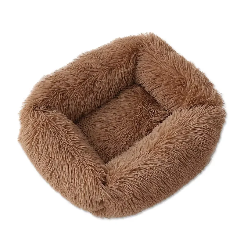 Modern Style Solid Animal Pattern Pet Beds Non Slip Heating Feature for Small Medium XL Cats Leather Cloth Accessory Carton