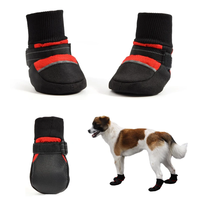 Modern Waterproof Non Slip Comfortable Dog Shoes Pet Socks for Autumn Winter Hot Pavement Protection for Dogs Cats