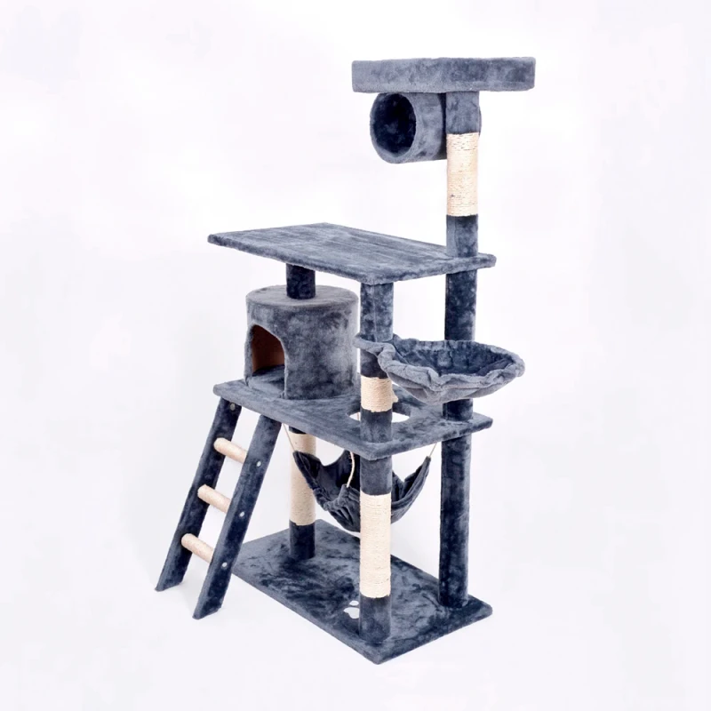 Modern Wooden Cat Villa House Furniture Custom Sizes
