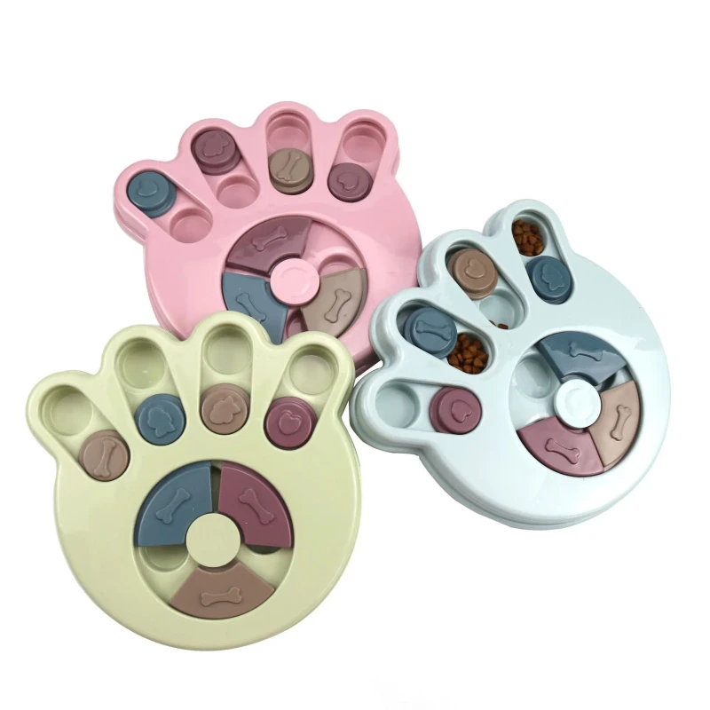 Modern and Simple Treat Dispensing Pet Enrichment Toys for IQ Training Brain Stimulation Interactive Mentally Stimulating Toys
