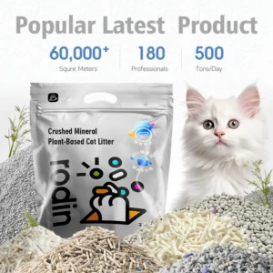 Multi Cat Household Cat Litter Large Capacity Bentonite Cat Litter Dust Free Easy Clean Scoop Strong Clumping