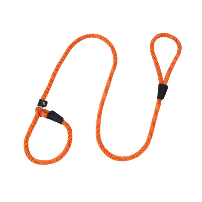 Multi Color Strong and Comfortable Dog Training Lead Rolled Nylon Rope Head Collar Durable Customized Sustainable