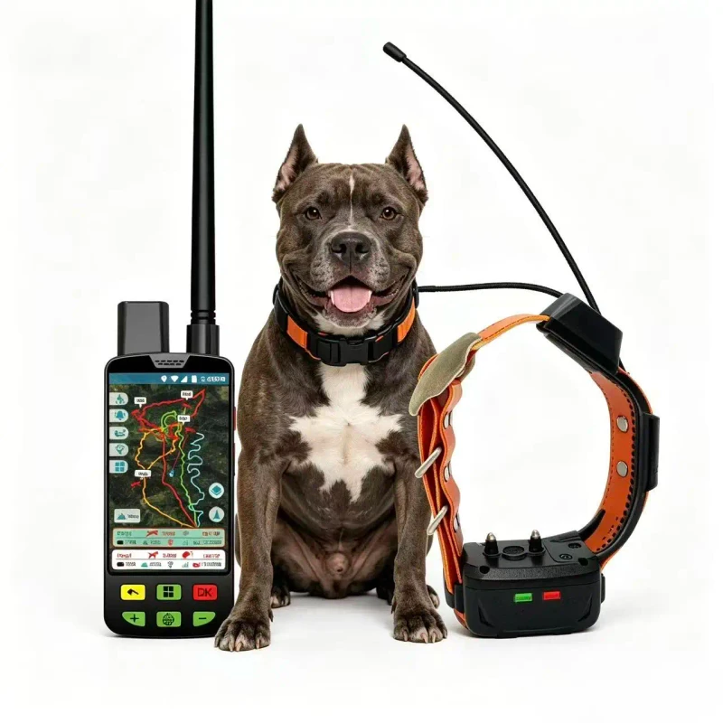Multi Dog GPS Tracker with 15KM VHF and 4G Real Time Speed and Posture Monitor