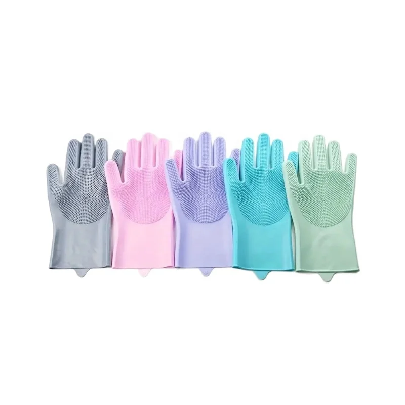 Multi Functional Silicone Cleaning Gloves for Dog and Cat Bathing for Bathroom Use Dog Hair Washing Gloves