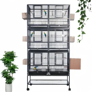 Multi Layer Large Pet House Birds Stackable Bird Cage Canary Breeding Cages Movable Splice Pigeon Parrot Bird Breeding Cage