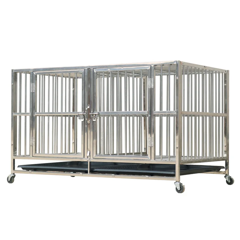 Multi-Layer Stainless Steel Dog Cage for Pet Boarding Breeding Hospitalization with Display Features