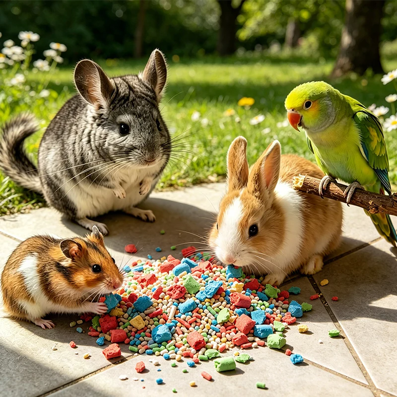 Multi Species Crushed Tofu Bedding for Hamsters Rabbits Parrots 100% Biodegradable Edible Grade Small Pet Litter Factory Supply