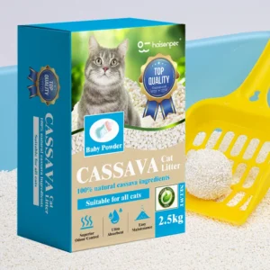 Multi Specification Cassava Cat Litter 6L 10L 20L Bulk Fast Clumping Low Dust Eco Friendly Export Grade Cat Litter