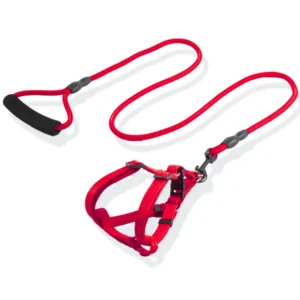 Multi color Durable Adjustable Breathable Pet Cat Dog Harness Leash Set For Walking Training Hiking