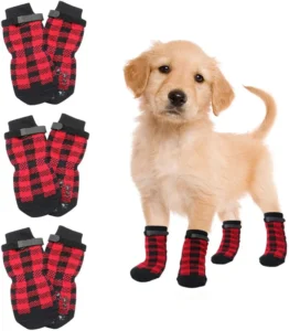 Multi color Pet Socks for Cats and Dogs Rubber Non slip Waterproof Warm Adjustable Cotton Socks Can Be Customized Color Size
