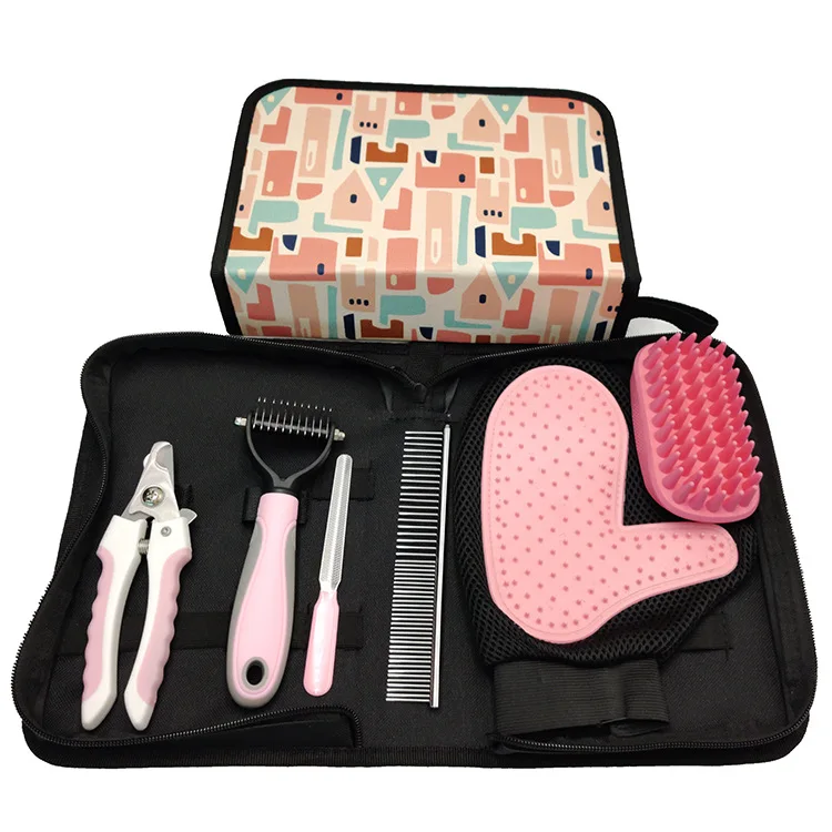 Multi function Pet Grooming Tools Cat Puppy Poodle Hair Fur Grooming Cleaning Pet Comb Brush Kit
