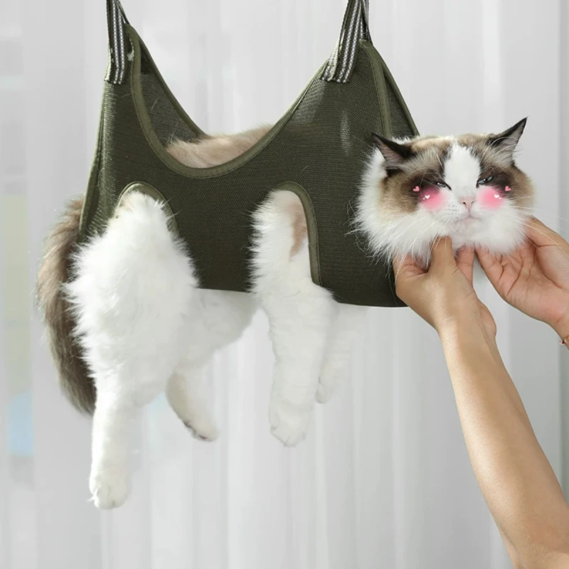 Multifunctional Anti-Catching Cat Bathing Bag for Baby Cats with Swimming Pool and Bathtub Design Bathroom Use Pet Cleaning Tool