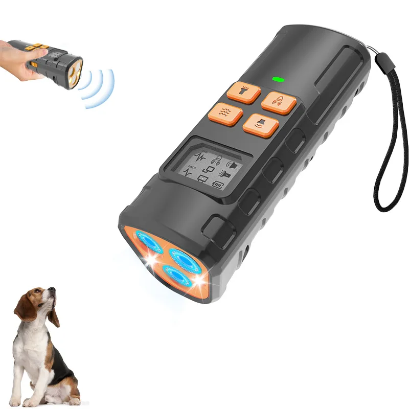 Multifunctional Dog & Pet Trainer with LCD Display and Variable Frequency Ultrasonic Bark Suppressor