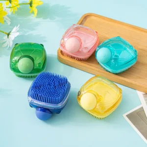 Multifunctional Eco-Friendly Silicone Bath Brush for Dog Cat Baby Bathing Shampoo Shower Cleaning Pet Cleaning & Bathing Product