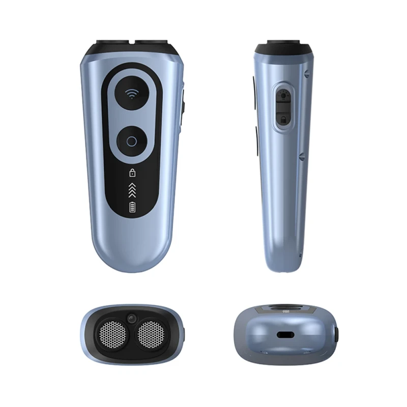Multifunctional Outdoor Self Defense Device Electric Shock & Ultrasonic Bark Control Dog Repeller with Deterrent