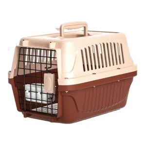 Multifunctional Pet Air Transport Box for Dogs Cats Portable Travel Crate with Safety Lock Sturdy Airline Carrier Stock