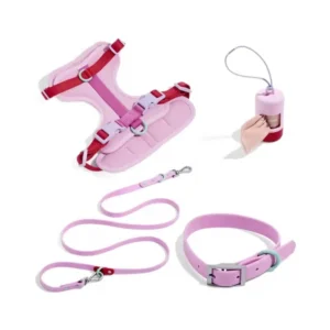Multiple Color Dog Accessories Custom Logo Personalized Cat Leash Harness Luxury PVC Fashion Dog Pet Supplies