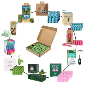 Multiple Packaging Options Eco Friendly Pet Waste Disposal Compostable Dog Poop Bag for Dogs Biodegradable