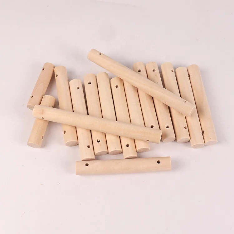 Multiple Specifications Wood Crafts Bird Cage Bird Toys Jewelry Diy Wooden Stick Accessories