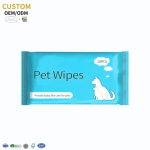 Multipurpose Pet Wipes Thickened Comfort Cloths Daily Stain Removing Towels for Domestic Pets Daily Grooming Use