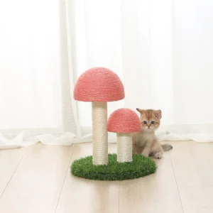 Mushroom Lawn Large Tough Cat Scratcher Tree Tower
