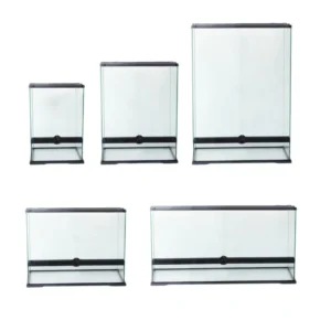 NOMOY PET High Quality Rainforest Double Door Glass Reptile Cage Terrarium for Chameleon Frog Lizard Gecko