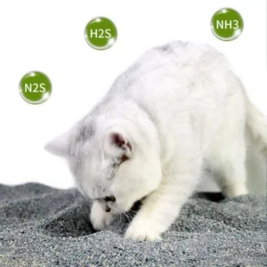 Natural Antibacterial Mineral Deodorizing Cat Litter Super Low Dust Clumping Mineral Cat Litter Sand