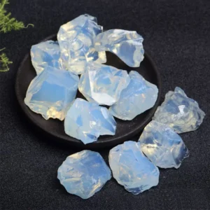 Natural Crystal Raw Opal Stones Rough Gemstones Irregular Shape DIY for Reiki Healing Home Aquarium Decoration