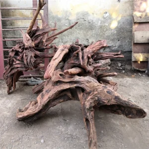 Natural Glass Aquarium Modern Eco Friendly Fish Tank Decor Reptile Hide Wood Branches Home Decor Aquatic Ornaments Living Room