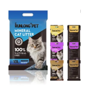 Natural Mineral Sand Bentonite Ball Shaped Non Stick & Deodorizing Clumping Cat Litter Bulk