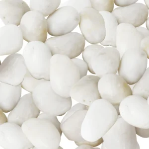 Natural Polished White River Rocks for Fish Tanks Aquascaping and Landscape Decoration