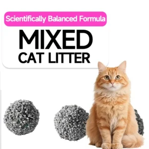 Natural Sodium Based Mineral Sand Low Dust Eco Friendly Fast Clumping Cat Litter