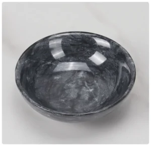 Natural Stone Marble Pet Bowls Feeders Pure Serving Fruit Ramen Salad Cat Dough Slow Feeder Dog Soup Bowls for Serving Food Bowl